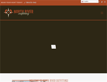 Tablet Screenshot of northriveroutfitting.com